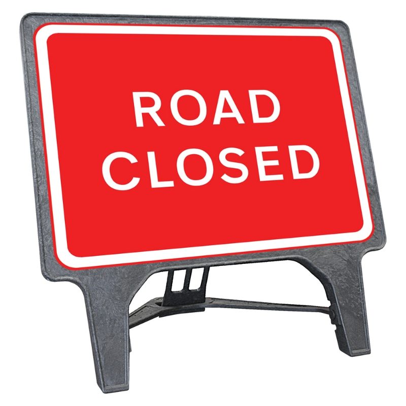 CuStack Road Closed Sign - 1050 x 750mm