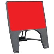 CuStack Red Vinyl Blank Sign - 600 x 450mm