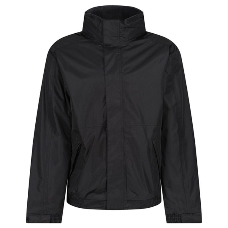 Regatta Dover Waterproof Fleece Lined Black Bomber Jacket