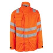 ProGARM 9140 Rail FR AS Arc Waterproof Breathable Hi-Vis Orange Jacket