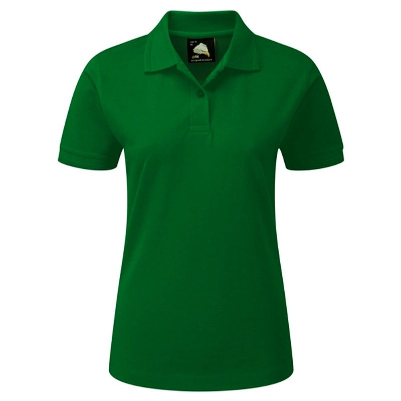 Orn Wren Women's Short Sleeve Polo Shirt - Kelly Green