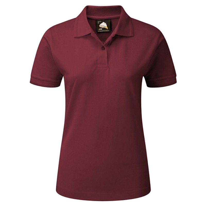 Orn Wren Ladies' Polo Shirt - 220gsm - Burgundy