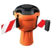 Cone Topper for Skipper Cone Safety Management System - 9m Red / White Tape
