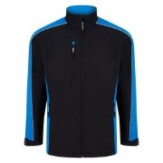 Orn Avocet Two-Tone Softshell Jacket - Black / Reflex Blue