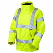 Leo Rosemoor Women's Waterproof Breathable Hi-Vis Yellow Jacket