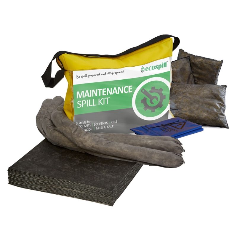 Ecospill Maintenance Spill Response Kit - Vinyl Holdall - 50 Litre