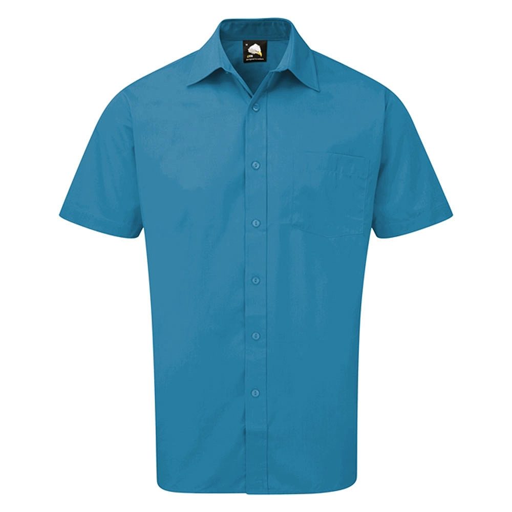 Orn Essential Men's Short Sleeved Shirt - 105gsm - Teal