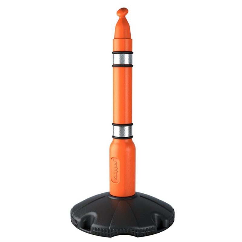 Post and Base for Skipper Cone Safety Management System - 1m