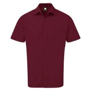 Orn Essential Men's Short Sleeve Shirt - Maroon