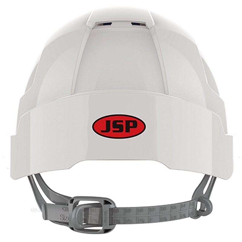JSP EVOLite Vented Slip Ratchet Safety Helmet - White