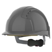 JSP EVOLite Vented Wheel Ratchet Safety Helmet - Grey