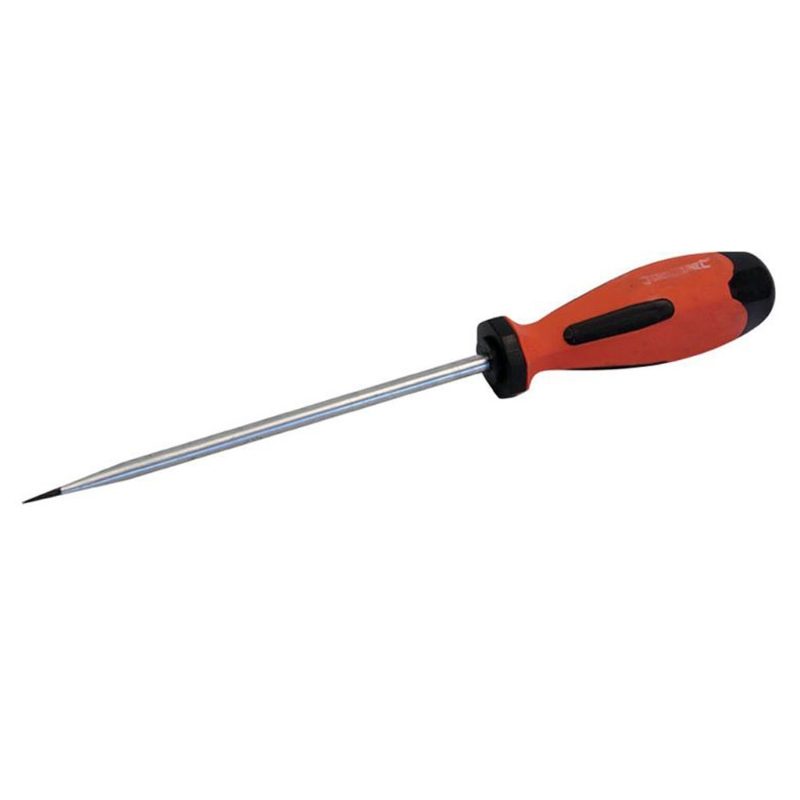 Plain Slotted Soft Grip Screwdriver - 8 inch