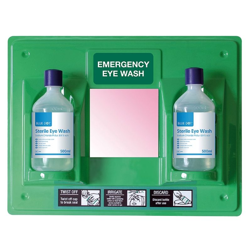 Blue Dot Emergency Eye Wash Station