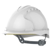 JSP EVO3 Vented Slip Ratchet Safety Helmet - White