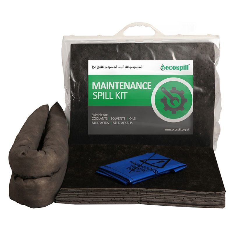 Ecospill Maintenance Spill Response Kit - Clip Top Carrier - 30 Litre