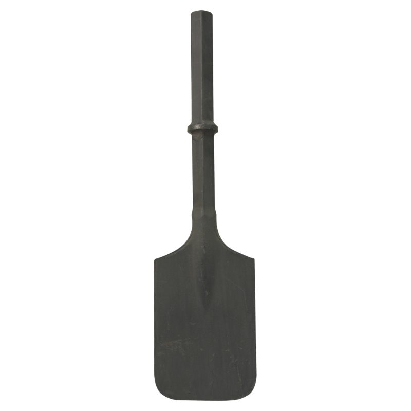 Pneumatic Heavy Breaker Tool Head - Clay Spade - 1 1/4 inch Hexagonal