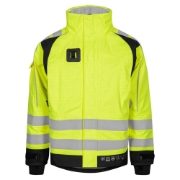 Lyngsoe ARC-LR13055 FR AS Arc Waterproof Breathable Hi-Vis Yellow Jacket