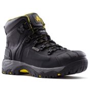 Amblers AS803 Wide Fit Black Safety Boots