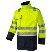 Sioen Kaldvik FR AS Arc Waterproof Breathable Hi-Vis Yellow Jacket