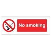 No Smoking Sign - 600 x 200 x 1mm